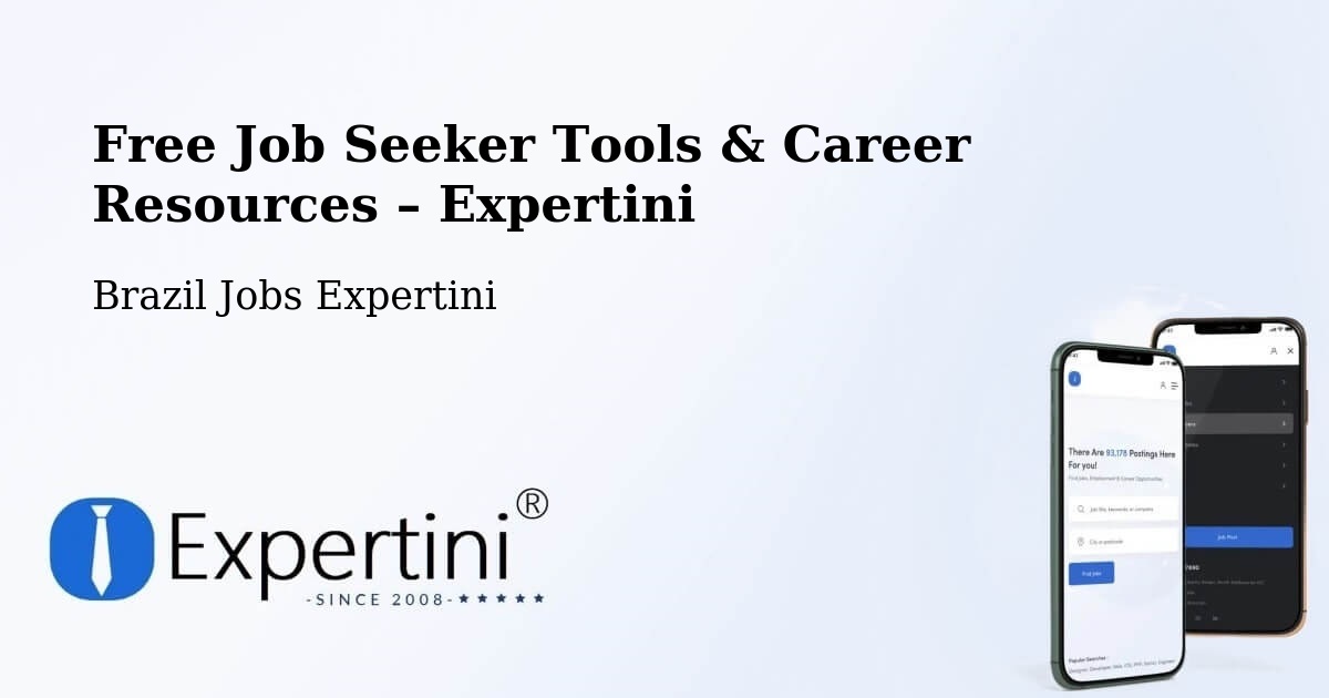 Free Job Seeker Tools & Career Resources – Guarujá - Guarujá, Brazil Jobs Expertini